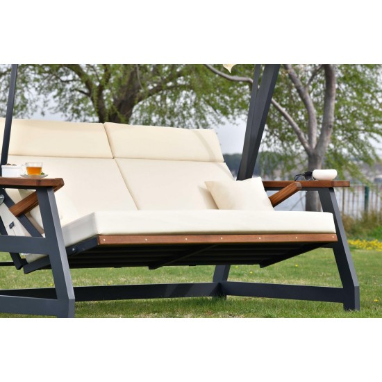 Garden Triple Swing Chair Nova 2400 - Beige Beige Garden Triple Swing Chair Nova 2400 - Beige Beige