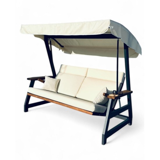 Garden Triple Swing Chair Nova 2400 - Beige Beige Garden Triple Swing Chair Nova 2400 - Beige Beige