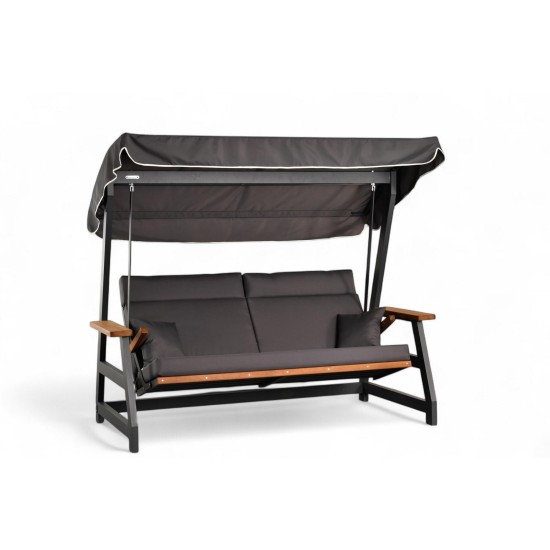 Garden Triple Swing Chair Nova 2400 - Anthracite Anthracite Garden Triple Swing Chair Nova 2400 - Anthracite Anthracite