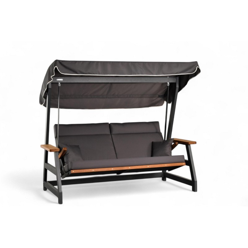 Garden Triple Swing Chair Nova 2400 - Anthracite Anthracite