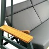 Garden Triple Swing Chair Nova 2400 - Anthracite Anthracite