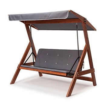 Garden Triple Swing Chair Roma 2000 - Anthracite Anthracite