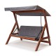 Garden Triple Swing Chair Roma 2000 - Anthracite Anthracite Garden Triple Swing Chair Roma 2000 - Anthracite Anthracite