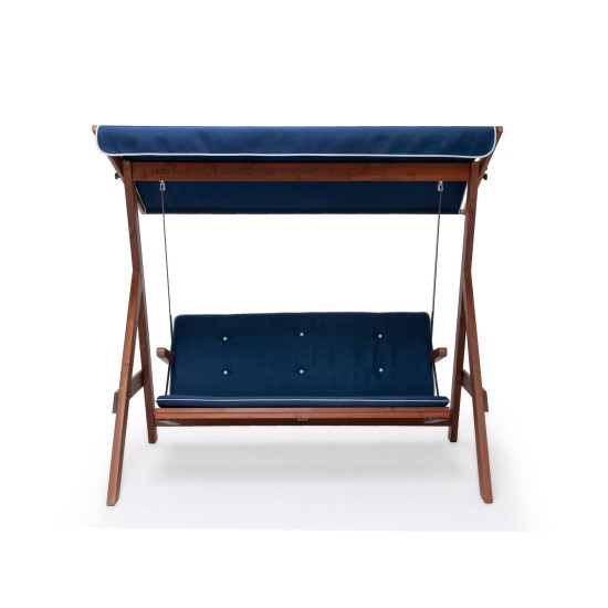 Garden Triple Swing Chair Roma 2002 - Navy Blue Navy Blue Garden Triple Swing Chair Roma 2002 - Navy Blue Navy Blue