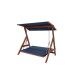 Garden Triple Swing Chair Roma 2002 - Navy Blue Navy Blue Garden Triple Swing Chair Roma 2002 - Navy Blue Navy Blue
