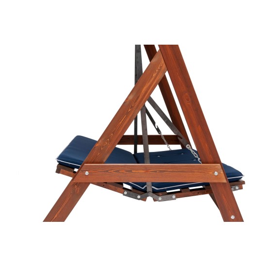 Garden Triple Swing Chair Roma 2002 - Navy Blue Navy Blue Garden Triple Swing Chair Roma 2002 - Navy Blue Navy Blue