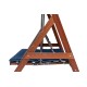 Garden Triple Swing Chair Roma 2002 - Navy Blue Navy Blue Garden Triple Swing Chair Roma 2002 - Navy Blue Navy Blue
