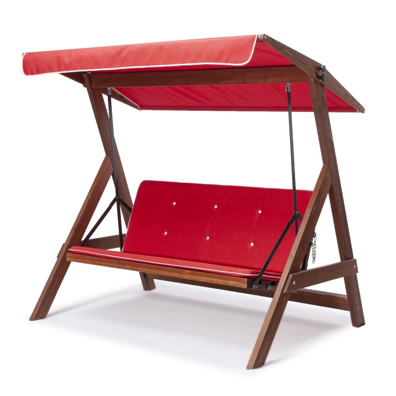 Garden Triple Swing Chair Roma 2003 - Red Red