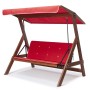 Garden Triple Swing Chair Roma 2003 - Red Red