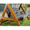 Garden Triple Swing Chair Paris 2000 - Anthracite Anthracite