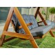 Garden Triple Swing Chair Paris 2000 - Anthracite Anthracite Garden Triple Swing Chair Paris 2000 - Anthracite Anthracite