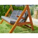 Garden Triple Swing Chair Paris 2000 - Anthracite Anthracite Garden Triple Swing Chair Paris 2000 - Anthracite Anthracite