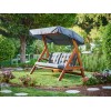 Garden Triple Swing Chair Paris 2000 - Anthracite Anthracite