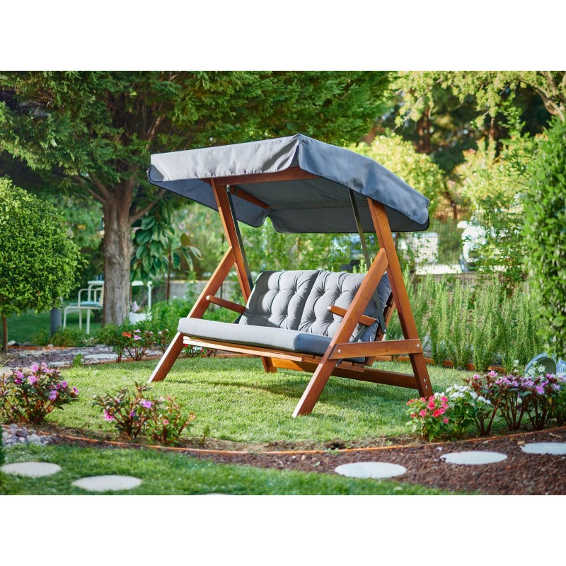 Garden Triple Swing Chair Paris 2000 - Anthracite Anthracite