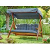Garden Triple Swing Chair Paris 2000 - Anthracite Anthracite