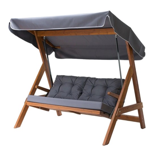Garden Triple Swing Chair Paris 2000 - Anthracite Anthracite Garden Triple Swing Chair Paris 2000 - Anthracite Anthracite