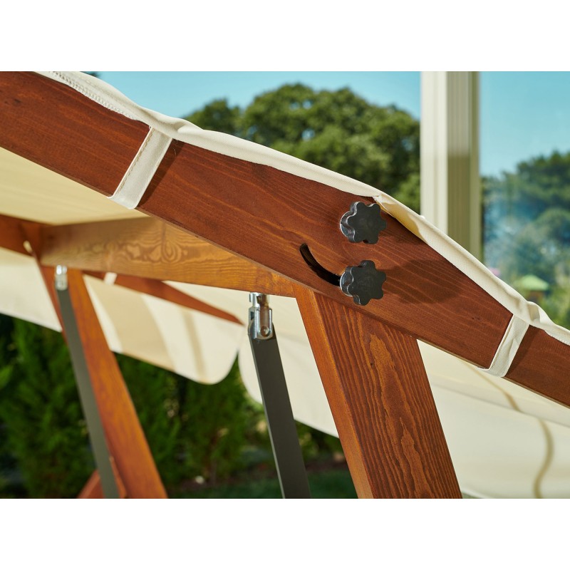 Garden Triple Swing Chair Paris 2000 - Beige Beige