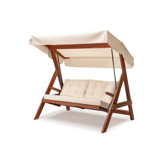 Garden Triple Swing Chair Paris 2000 - Beige Beige Garden Triple Swing Chair Paris 2000 - Beige Beige