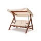 Garden Triple Swing Chair Paris 2000 - Beige Beige Garden Triple Swing Chair Paris 2000 - Beige Beige
