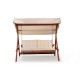 Garden Triple Swing Chair Paris 2000 - Beige Beige Garden Triple Swing Chair Paris 2000 - Beige Beige
