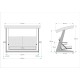 Garden Triple Swing Chair Sia 2400 - Beige Beige