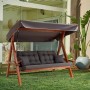 Garden Triple Swing Chair Lyon 2400 -Anthracite Anthracite