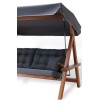 Garden Triple Swing Chair Lyon 2400 -Anthracite Anthracite