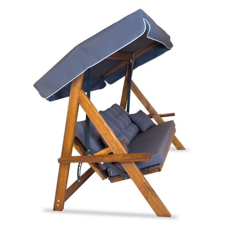 Garden Triple Swing Chair Lyon 2400 -Anthracite Anthracite