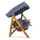 Garden Triple Swing Chair Lyon 2400 -Anthracite Anthracite