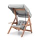 Garden Single Swing Chair Galata Swing S1 - Grey Grey Garden Single Swing Chair Galata Swing S1 - Grey Grey