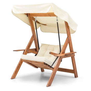 Garden Single Swing Chair Galata Swing S1 - Cream Cream