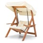 Garden Single Swing Chair Galata Swing S1 - Cream Cream