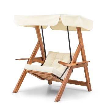 Garden Single Swing Chair Galata Swing S1 - Cream Cream