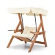 Garden Single Swing Chair Galata Swing S1 - Cream Cream Garden Single Swing Chair Galata Swing S1 - Cream Cream