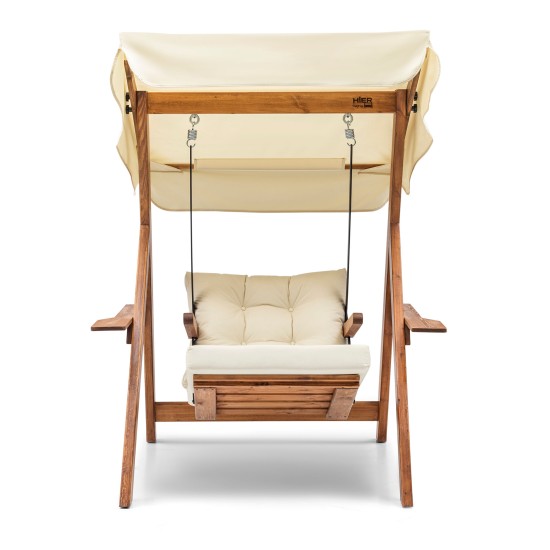 Garden Single Swing Chair Galata Swing S1 - Cream Cream Garden Single Swing Chair Galata Swing S1 - Cream Cream