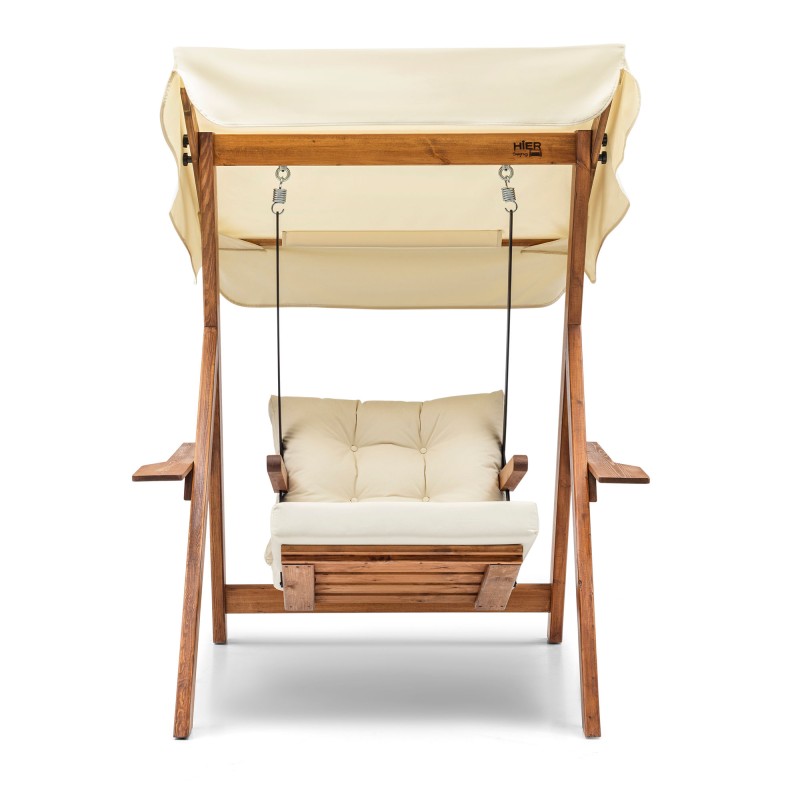 Garden Single Swing Chair Galata Swing S1 - Cream Cream
