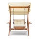 Garden Single Swing Chair Galata Swing S1 - Cream Cream Garden Single Swing Chair Galata Swing S1 - Cream Cream