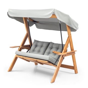 Garden Double Swing Chair Galata Swing S2 - Grey Grey