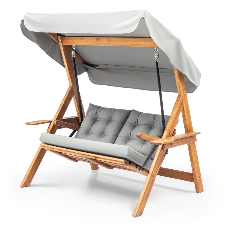 Garden Double Swing Chair Galata Swing S2 - Grey Grey