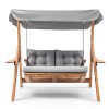 Garden Double Swing Chair Galata Swing S2 - Grey Grey