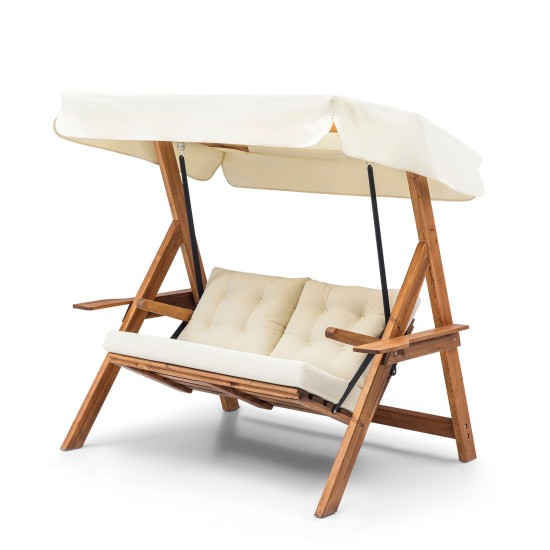 Garden Double Swing Chair Galata Swing S2 - Cream Cream