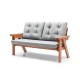 Garden 3-Seat Sofa Abant - Grey Grey
Walnut Garden 3-Seat Sofa Abant - Grey Grey
Walnut