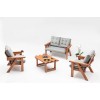 Garden Lounge Set Abant (3+1+1) - Grey Grey
Walnut