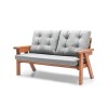 Garden Lounge Set Abant (3+1+1) - Grey Grey
Walnut