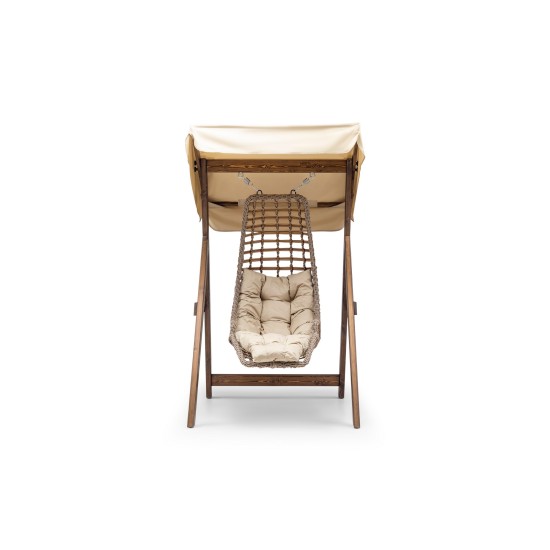 Garden Single Swing Chair Goreme - Cream Cream Garden Single Swing Chair Goreme - Cream Cream