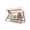 Garden Triple Swing Chair Saltanat - Cream Cream