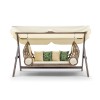 Garden Triple Swing Chair Saltanat - Cream Cream