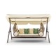 Garden Triple Swing Chair Saltanat - Cream Cream