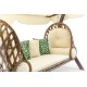 Garden Triple Swing Chair Saltanat - Cream Cream