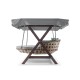 Garden Double Swing Chair Dominic - Grey Grey Garden Double Swing Chair Dominic - Grey Grey